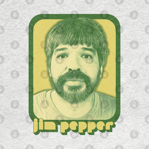 Jim Pepper \//\ 70s Retro Style Fan Art Design by DankFutura